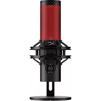 HyperX QuadCast 2 - USB-Mikrofon (Schwarz), Podcast-Mikrofon, -7,5 dB, 20 – 20000 Hz, 0,05 %, 32 Ω, 24 Bit