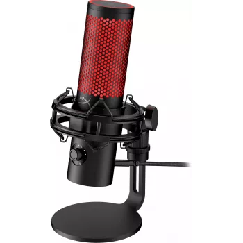 HyperX QuadCast 2 - USB-Mikrofon (Schwarz), Podcast-Mikrofon, -7,5 dB, 20 – 20000 Hz, 0,05 %, 32 Ω, 24 Bit