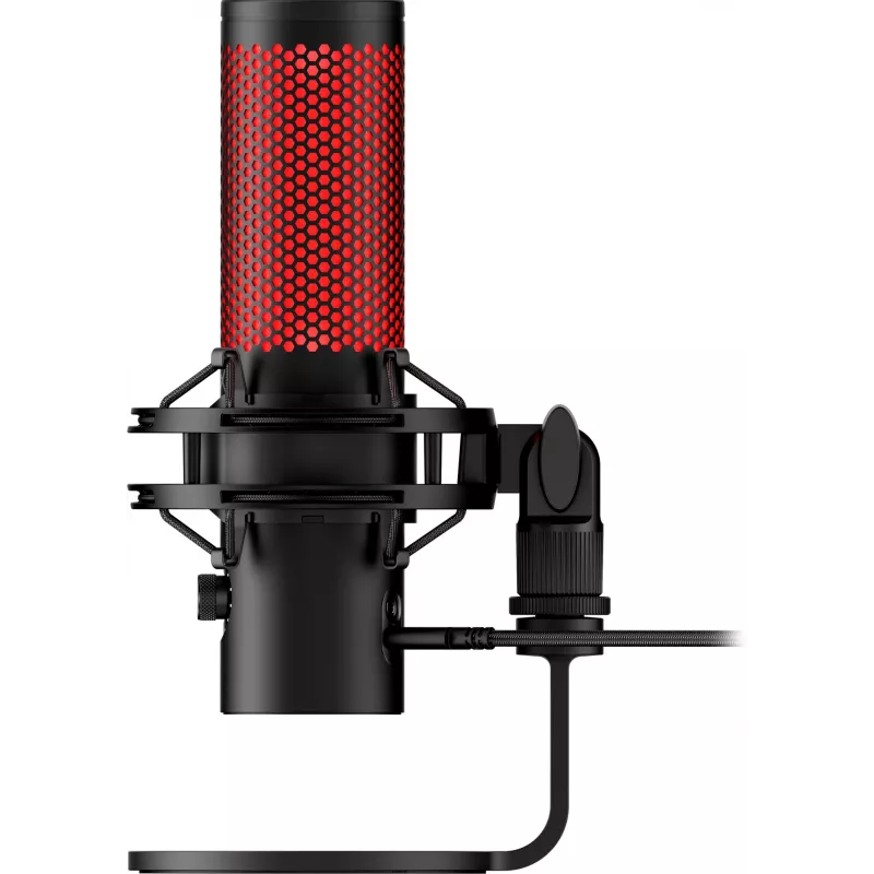 HyperX QuadCast 2 - USB-Mikrofon (Schwarz), Podcast-Mikrofon, -7,5 dB, 20 – 20000 Hz, 0,05 %, 32 Ω, 24 Bit