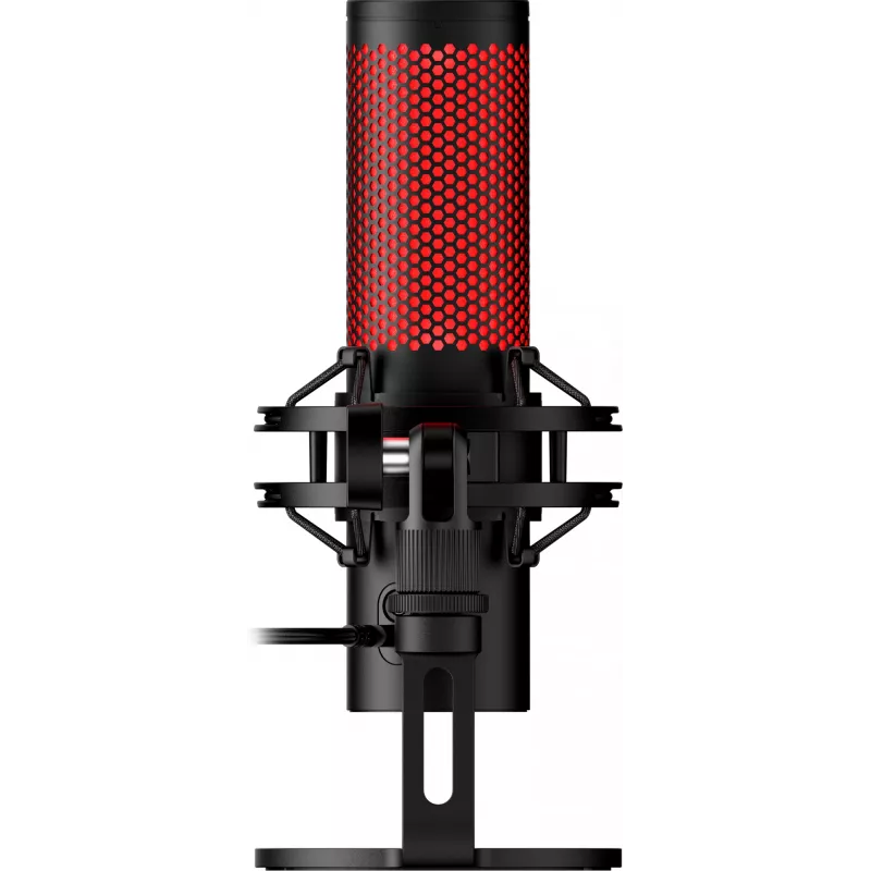 HyperX QuadCast 2 - USB-Mikrofon (Schwarz), Podcast-Mikrofon, -7,5 dB, 20 – 20000 Hz, 0,05 %, 32 Ω, 24 Bit