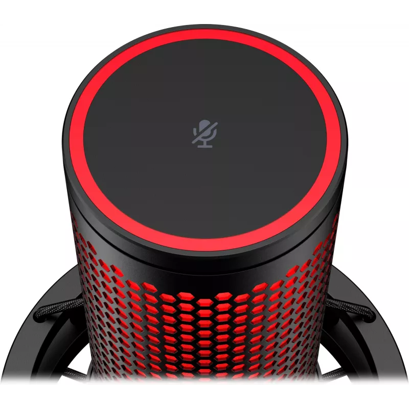 HyperX QuadCast 2 - USB-Mikrofon (Schwarz), Podcast-Mikrofon, -7,5 dB, 20 – 20000 Hz, 0,05 %, 32 Ω, 24 Bit