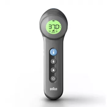 Braun BNT400 berührungsloses Stirnthermometer, grau
