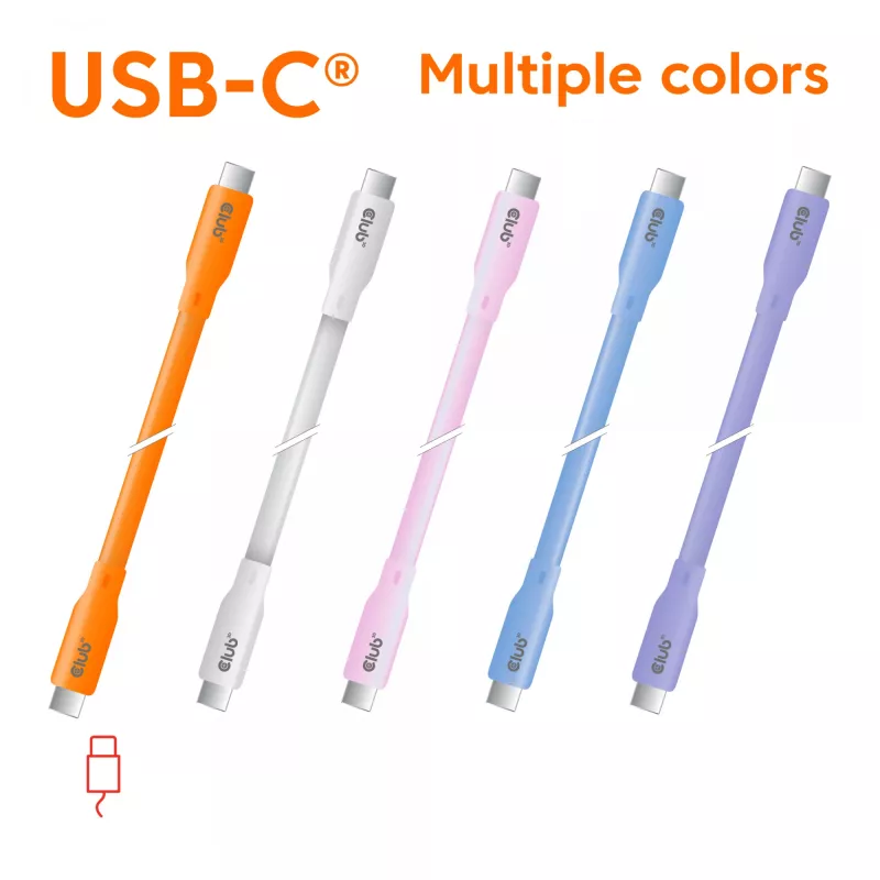 CLUB3D Kabel / Adapter USB-Kabel USB4 Gen 2x2 2 m USB C Orange