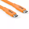 CLUB3D Kabel / Adapter USB-Kabel USB4 Gen 2x2 2 m USB C Orange