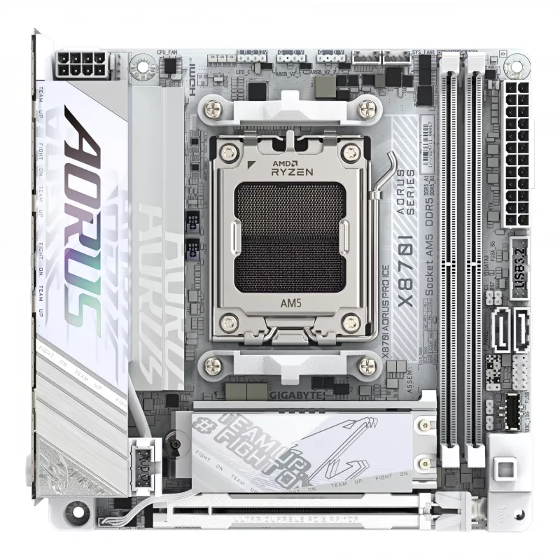 Motherboard GIGABYTE X870I AORUS PRO ICE, AMD AM5, Mini-ITX