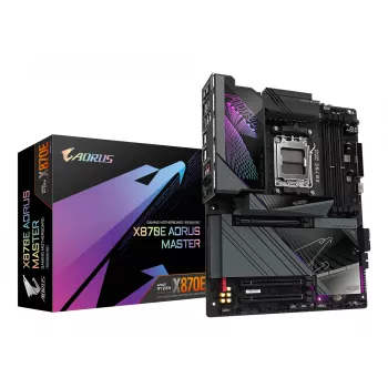 Motherboard GIGABYTE X870E AORUS MASTER, AMD, Sockel AM5, ATX