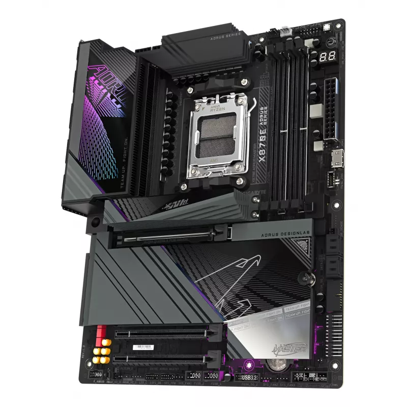 Motherboard GIGABYTE X870E AORUS MASTER, AMD, Sockel AM5, ATX