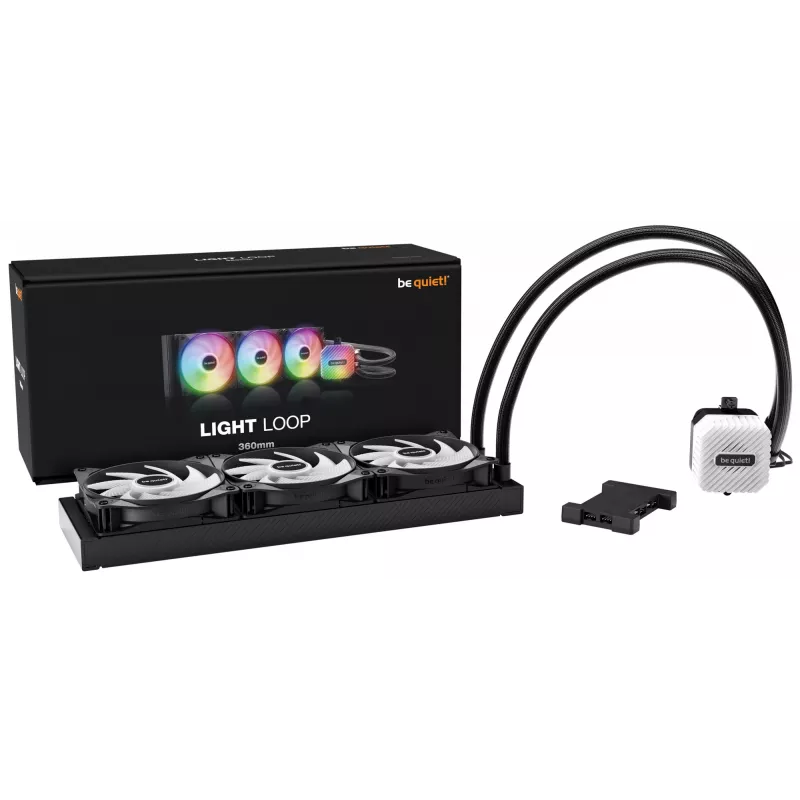 be quiet LIGHT LOOP 360mm Black Prozessor All-in-One-Wasserkühlung 12 cm 1 Stück