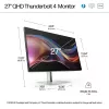 HP Series 7 Pro 27 Zoll QHD Thunderbolt 4 Monitor - 727pu