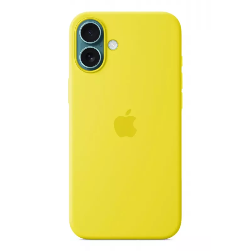 Silikonhülle Apple iPhone 16 Plus MagSafe Gelb