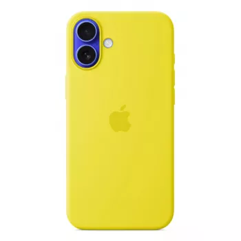 Silikonhülle Apple iPhone 16 Plus MagSafe Gelb
