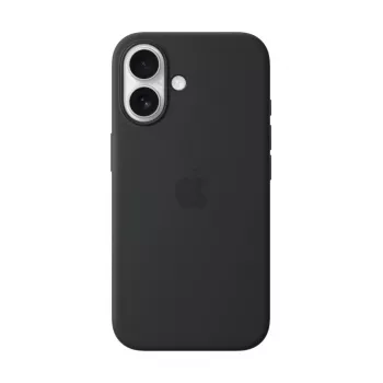 APPLE iPhone 16 – Silikon Case mit MagSafe – Schwarz