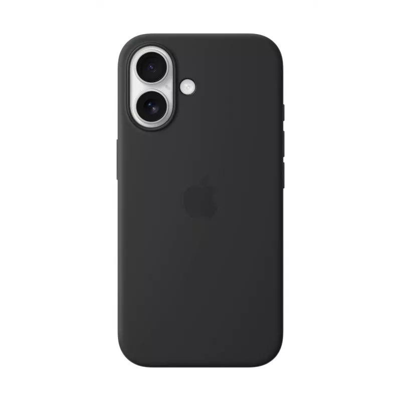 APPLE iPhone 16 – Silikon Case mit MagSafe – Schwarz
