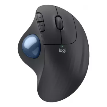 LOGITECH Ergo M575s Wireless Trackball - Graphite+blauer Ball