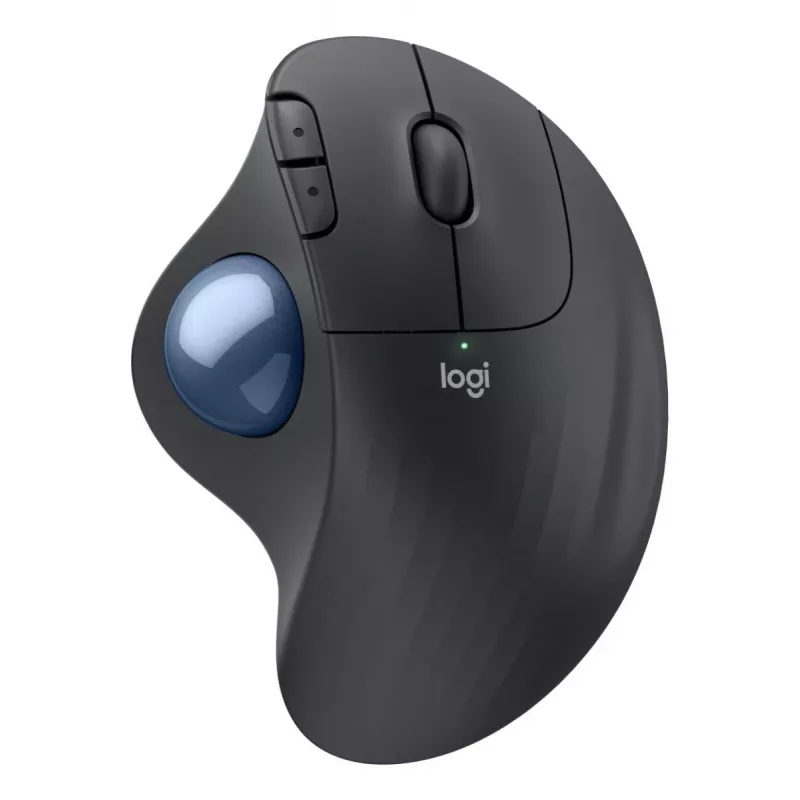 LOGITECH Ergo M575s Wireless Trackball - Graphite+blauer Ball
