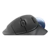 LOGITECH Ergo M575s Wireless Trackball - Graphite+blauer Ball
