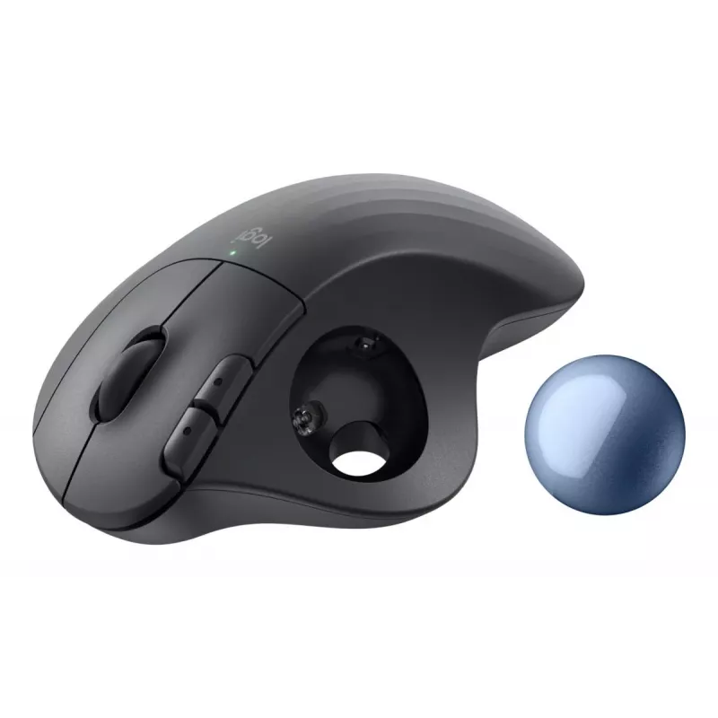 LOGITECH Ergo M575s Wireless Trackball - Graphite+blauer Ball