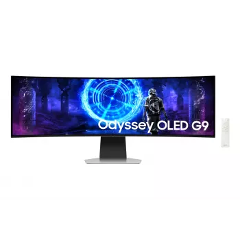 Samsung G95SD Computermonitor 124,5 cm (49 Zoll) 5120 x 1440 Pixel Dual QHD OLED Silber