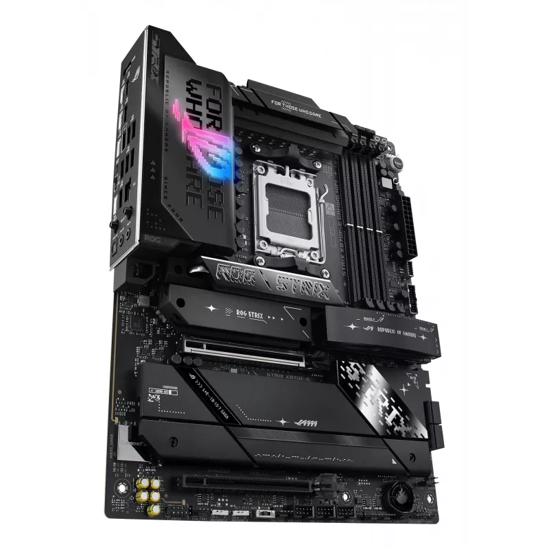 Mainboard ASUS ROG STRIX X870E-E GAMING WIFI ATX, AMD X870E, Socket AM5, DDR5, 4 DIMM, Wi‑Fi 7, Bluetooth 5.4, 5Gb LAN