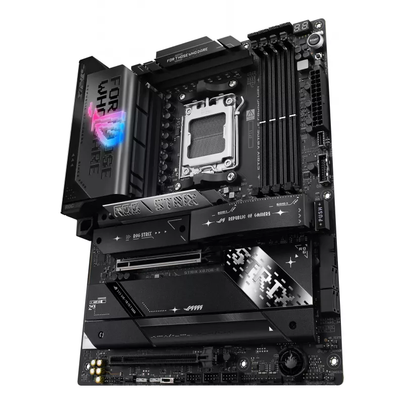 Mainboard ASUS ROG STRIX X870E-E GAMING WIFI ATX, AMD X870E, Socket AM5, DDR5, 4 DIMM, Wi‑Fi 7, Bluetooth 5.4, 5Gb LAN
