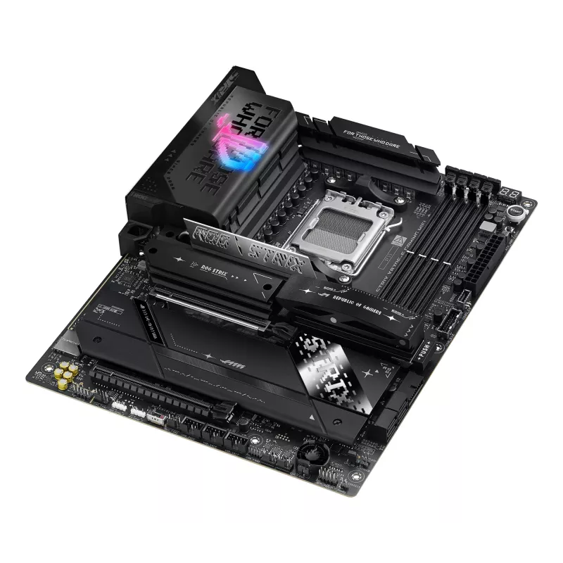 Mainboard ASUS ROG STRIX X870E-E GAMING WIFI ATX, AMD X870E, Socket AM5, DDR5, 4 DIMM, Wi‑Fi 7, Bluetooth 5.4, 5Gb LAN