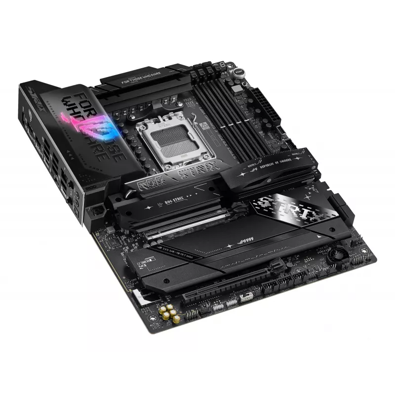 Mainboard ASUS ROG STRIX X870E-E GAMING WIFI ATX, AMD X870E, Socket AM5, DDR5, 4 DIMM, Wi‑Fi 7, Bluetooth 5.4, 5Gb LAN