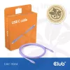USB-C-Kabel CLUB3D CAC-3004 2m Lila