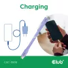 USB-C-Kabel CLUB3D CAC-3004 2m Lila