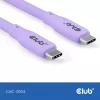 USB-C-Kabel CLUB3D CAC-3004 2m Lila