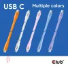 USB-C-Kabel CLUB3D CAC-3004 2m Lila