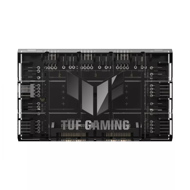 Lüftersteuerung ASUS TUF Gaming ARGB PWM Fan Hub 4-polig Schwarz