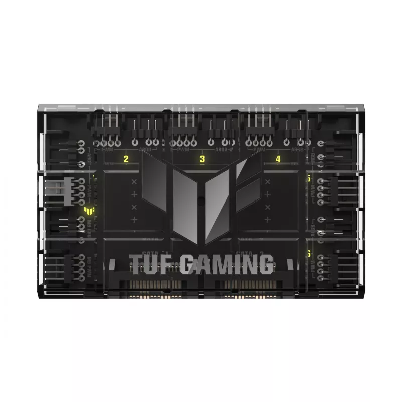 Lüftersteuerung ASUS TUF Gaming ARGB PWM Fan Hub 4-polig Schwarz