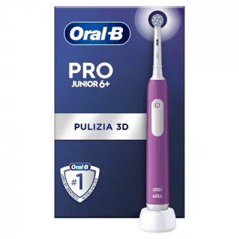 Oral-B Junior elektrische Zahnbürste Kind rotierende Zahnbürste Lila