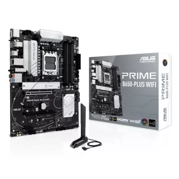 Motherboard ASUS PRIME B650-PLUS WIFI ATX — AMD B650, Sockel AM5, DDR5, 4 DIMM, 192 GB, Wi‑Fi 6E, 2,5Gb LAN
