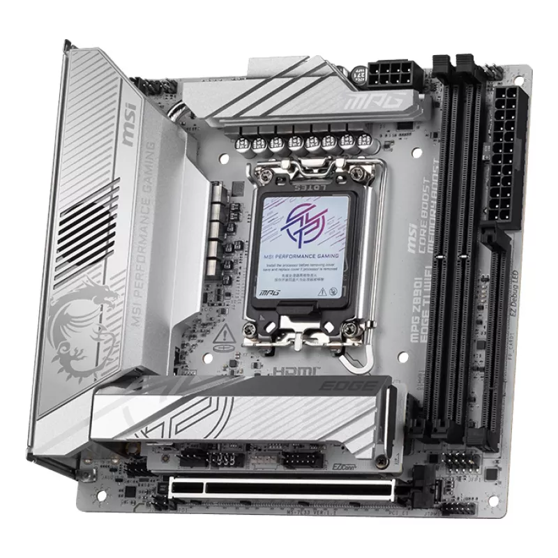 MSI MPG Z890I EDGE TI WIFI Mainboard Intel Z890 LGA 1851 (Socket V1) Mini-ITX