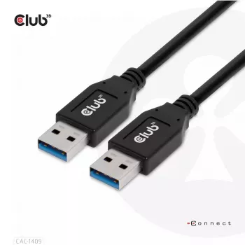 CLUB3D USB Type-A Gen2(10G) Kabel, 3A M/M 0.5m / 1.64 ft