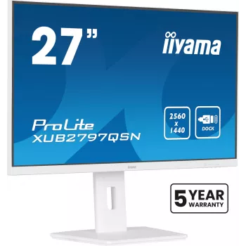 iiyama G-MASTER XUB2797QSN-W2 Computermonitor 68,6 cm (27 Zoll) 2560 x 1440 Pixel Quad HD LED Weiß