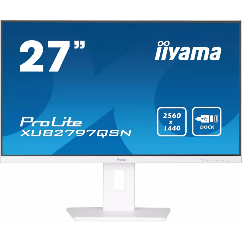 iiyama G-MASTER XUB2797QSN-W2 Computermonitor 68,6 cm (27 Zoll) 2560 x 1440 Pixel Quad HD LED Weiß