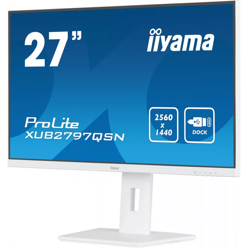 iiyama G-MASTER XUB2797QSN-W2 Computermonitor 68,6 cm (27 Zoll) 2560 x 1440 Pixel Quad HD LED Weiß