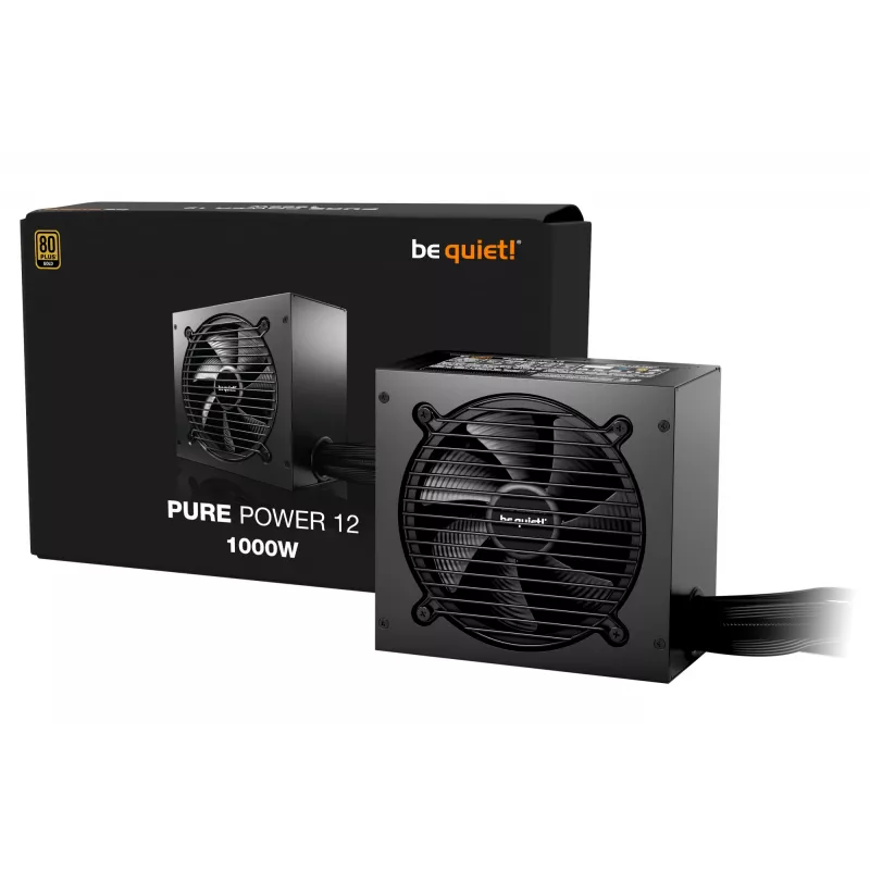 be quiet! PURE POWER 12 1000W Netzteil 20+4-polig ATX ATX schwarz