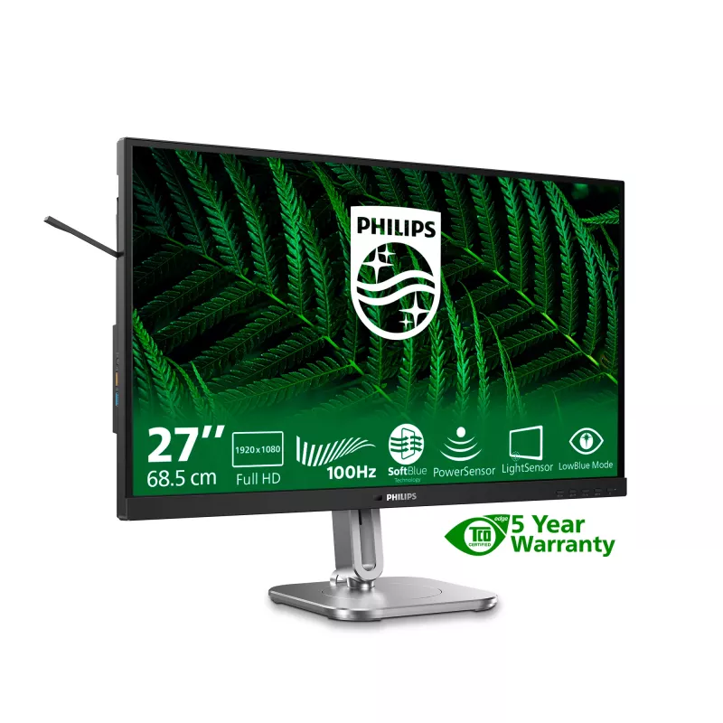 Philips 5000 series 27B2G5200/00 Computer-Monitor 68,6 cm (27 Zoll) 1920 x 1080 Pixel Full HD LCD Anthrazit