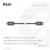 USB Type-C Kabel CLUB3D CAC-1570 1,2m — 80Gbps, 240W, unterstützt 8K@240Hz, schwarz