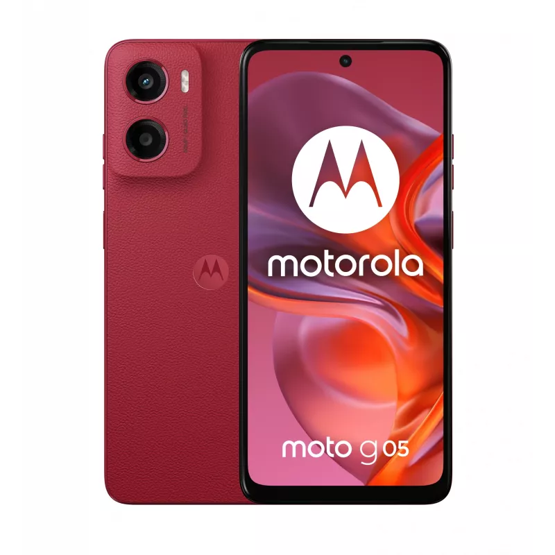 Motorola moto g05 16,9 cm (6,67 Zoll) Dual SIM Android 15 4G USB Typ-C 4 GB 64 GB 5200 mAh Rot