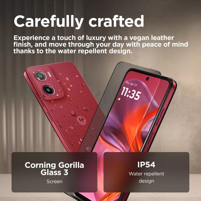 Motorola moto g05 16,9 cm (6,67 Zoll) Dual SIM Android 15 4G USB Typ-C 4 GB 64 GB 5200 mAh Rot