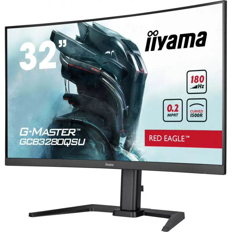 iiyama G-MASTER GCB3280QSU-B2 Computer Monitor 80 cm (31,5 Zoll) 2560 x 1440 Pixel Dual QHD LED Schwarz