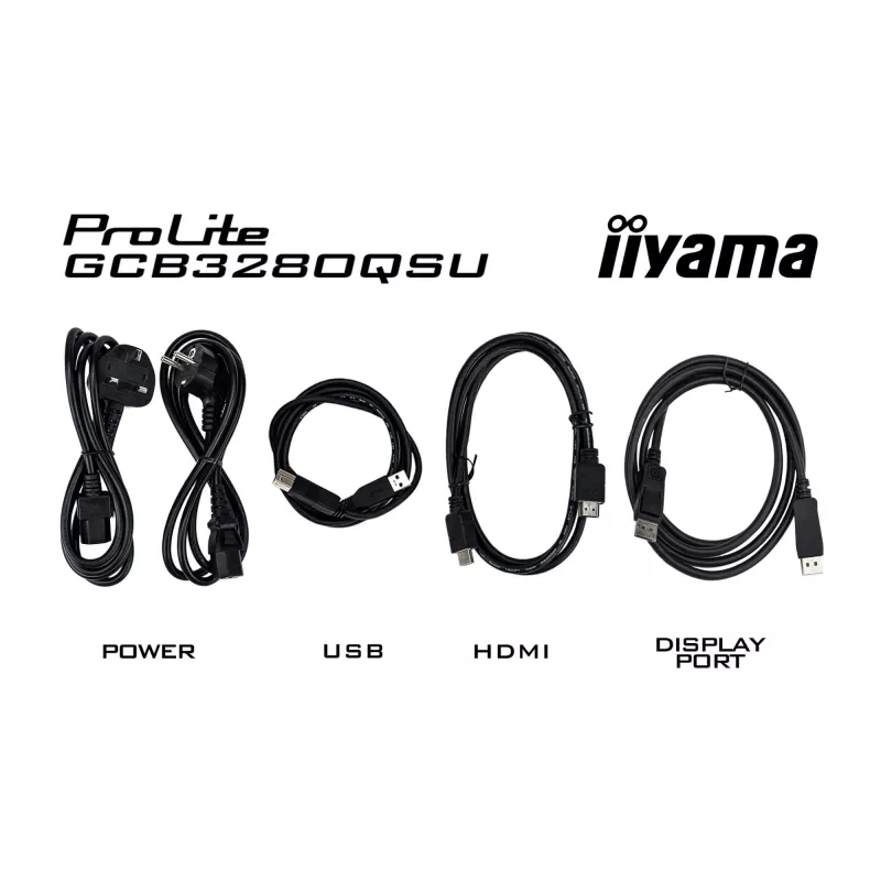 iiyama G-MASTER GCB3280QSU-B2 Computer Monitor 80 cm (31,5 Zoll) 2560 x 1440 Pixel Dual QHD LED Schwarz