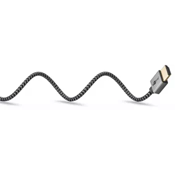 Goobay HDMI-Kabel 2m Typ A Stecker–Stecker 18 Gbit/s Grau