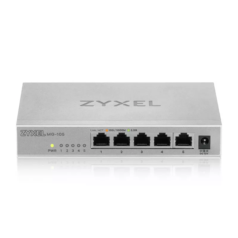 Zyxel XMG-105 Unmanaged 2.5G Ethernet (100/1000/2500) Grau