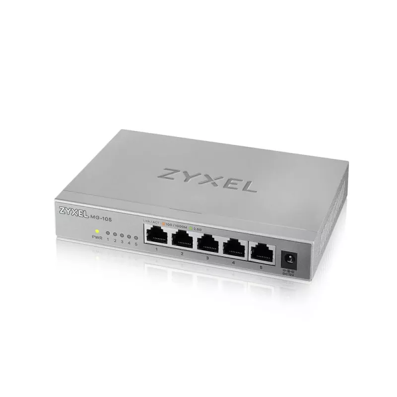 Zyxel XMG-105 Unmanaged 2.5G Ethernet (100/1000/2500) Grau