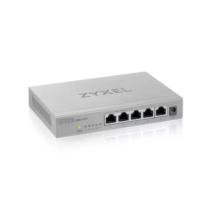 Zyxel XMG-105 Unmanaged 2.5G Ethernet (100/1000/2500) Grau